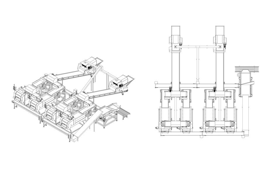 Kuru Kayısı Yıkama ve Boylama Hattı
